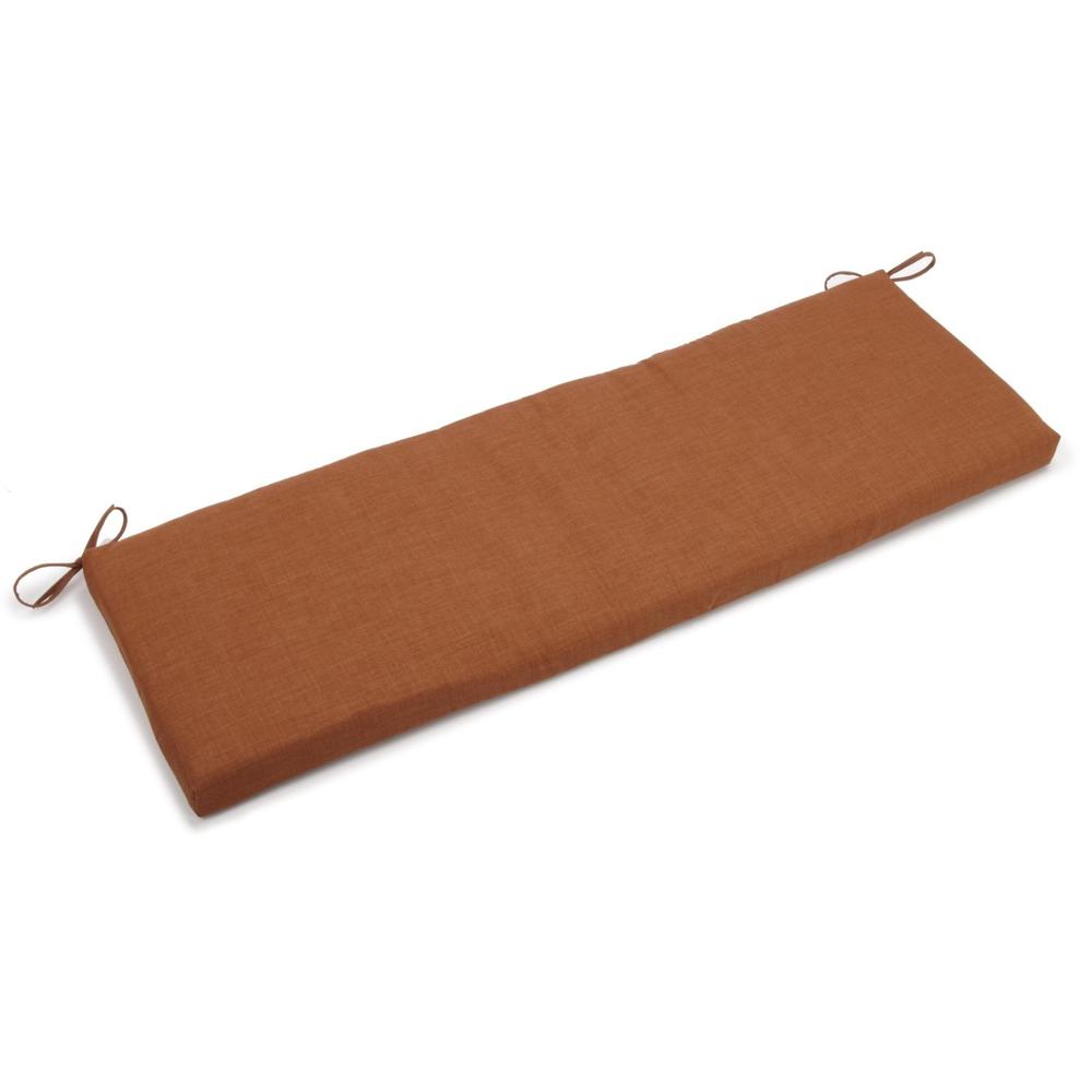 57-inch by 19-inch Outdoor Spun Polyester Loveseat Cushion. Picture 1