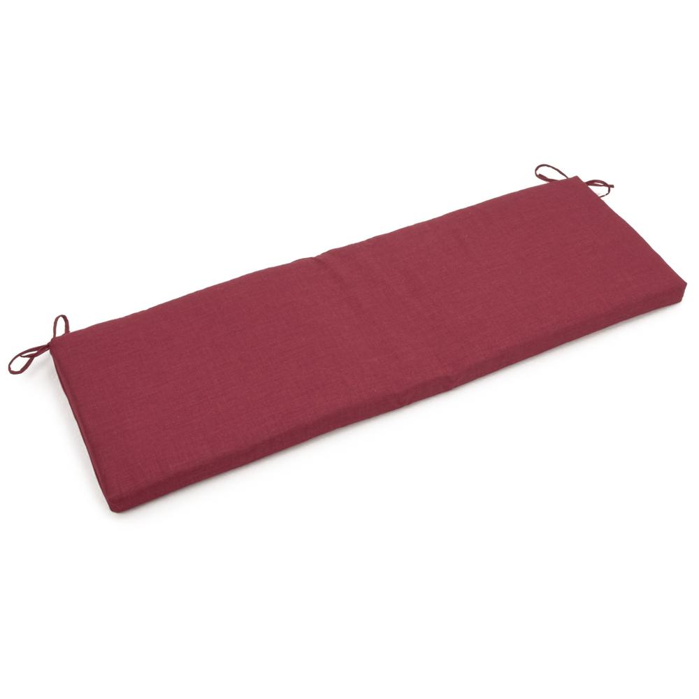 57-inch by 19-inch Solid Outdoor Spun Polyester Bench Cushion  957X19-REO-SOL-17. Picture 1