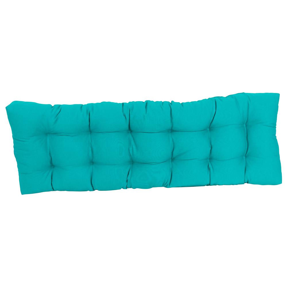 60-inch by 19-inch Tufted Solid Twill Bench Cushion. Picture 2