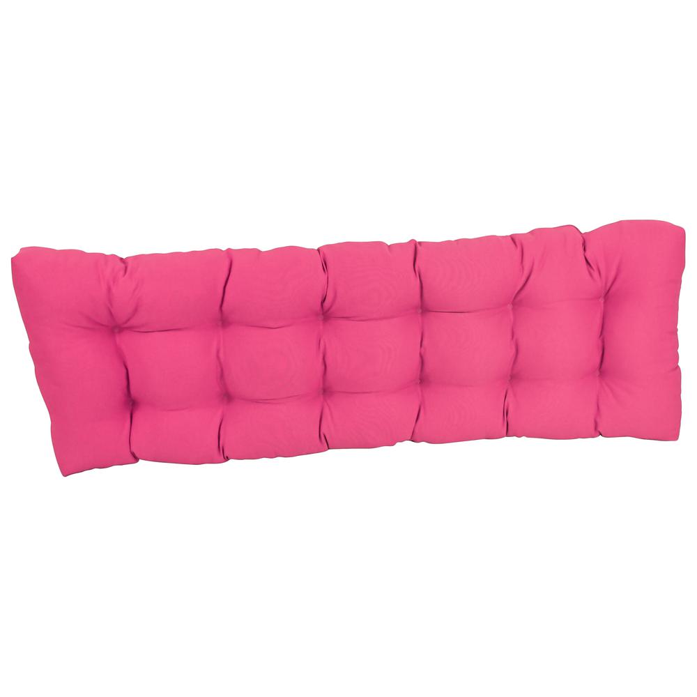 60-inch by 19-inch Tufted Solid Twill Bench Cushion. Picture 2