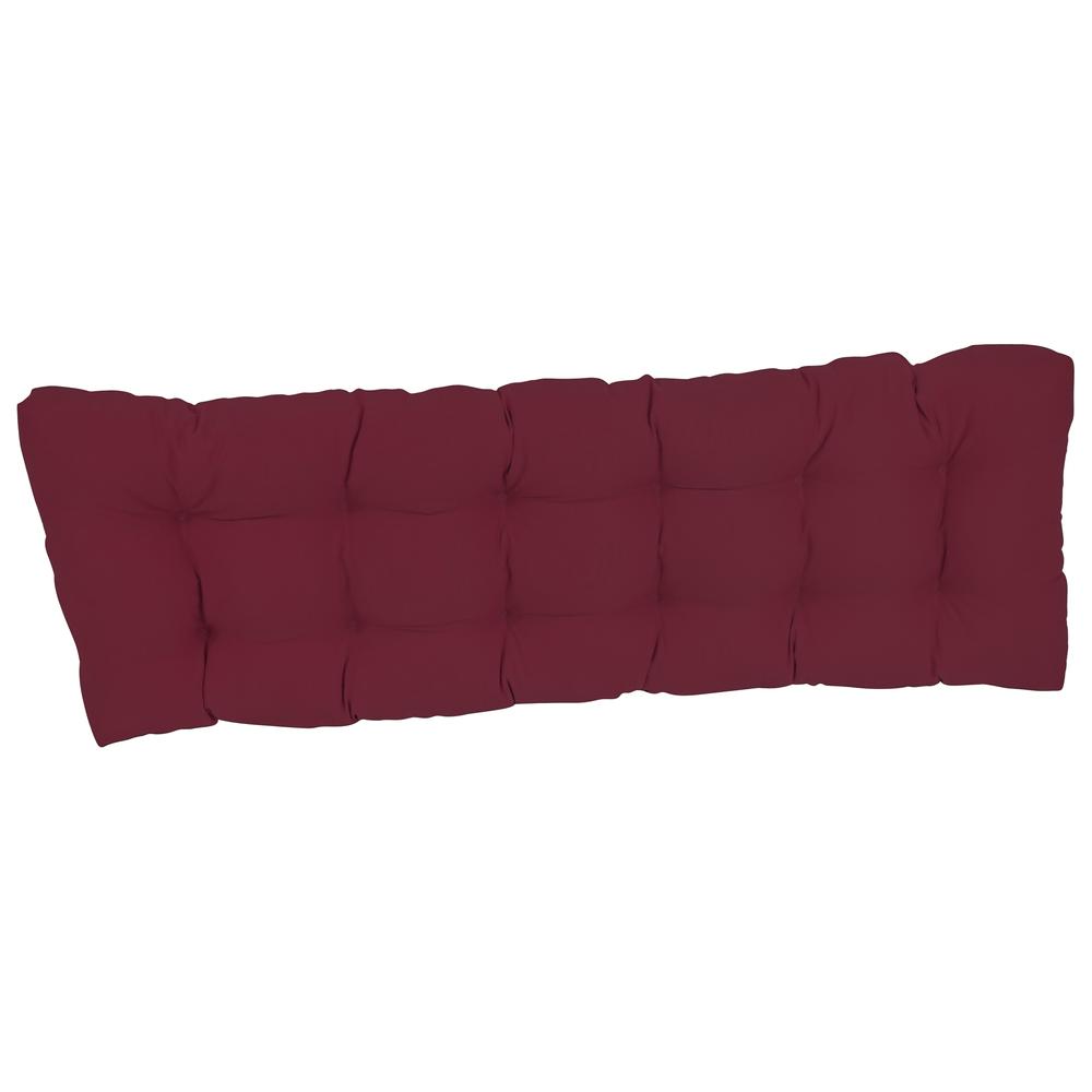 60-inch by 19-inch Tufted Solid Twill Bench Cushion. Picture 2