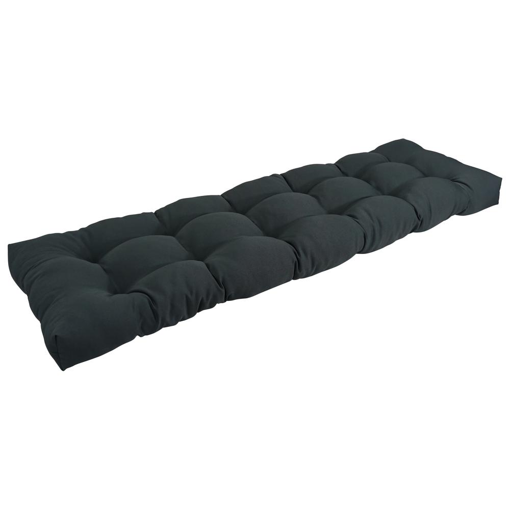 60-inch by 19-inch Tufted Solid Twill Bench Cushion. Picture 1