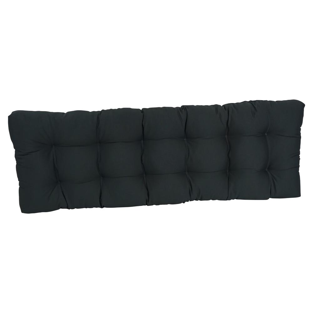 60-inch by 19-inch Tufted Solid Twill Bench Cushion. Picture 2