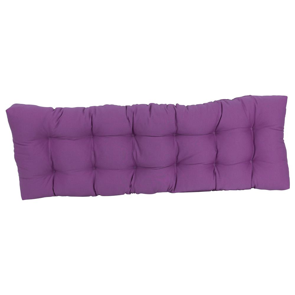 60-inch by 19-inch Tufted Solid Twill Bench Cushion. Picture 2