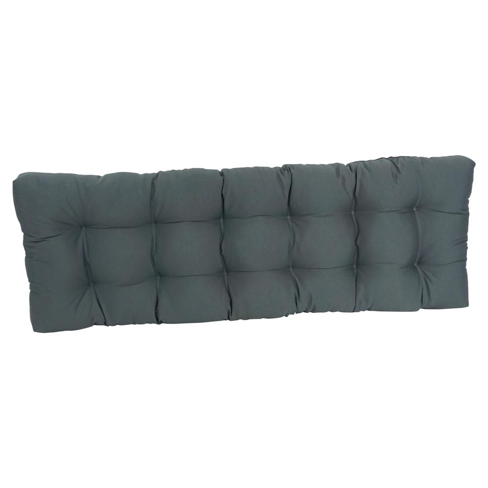 60-inch by 19-inch Tufted Solid Twill Bench Cushion. Picture 2
