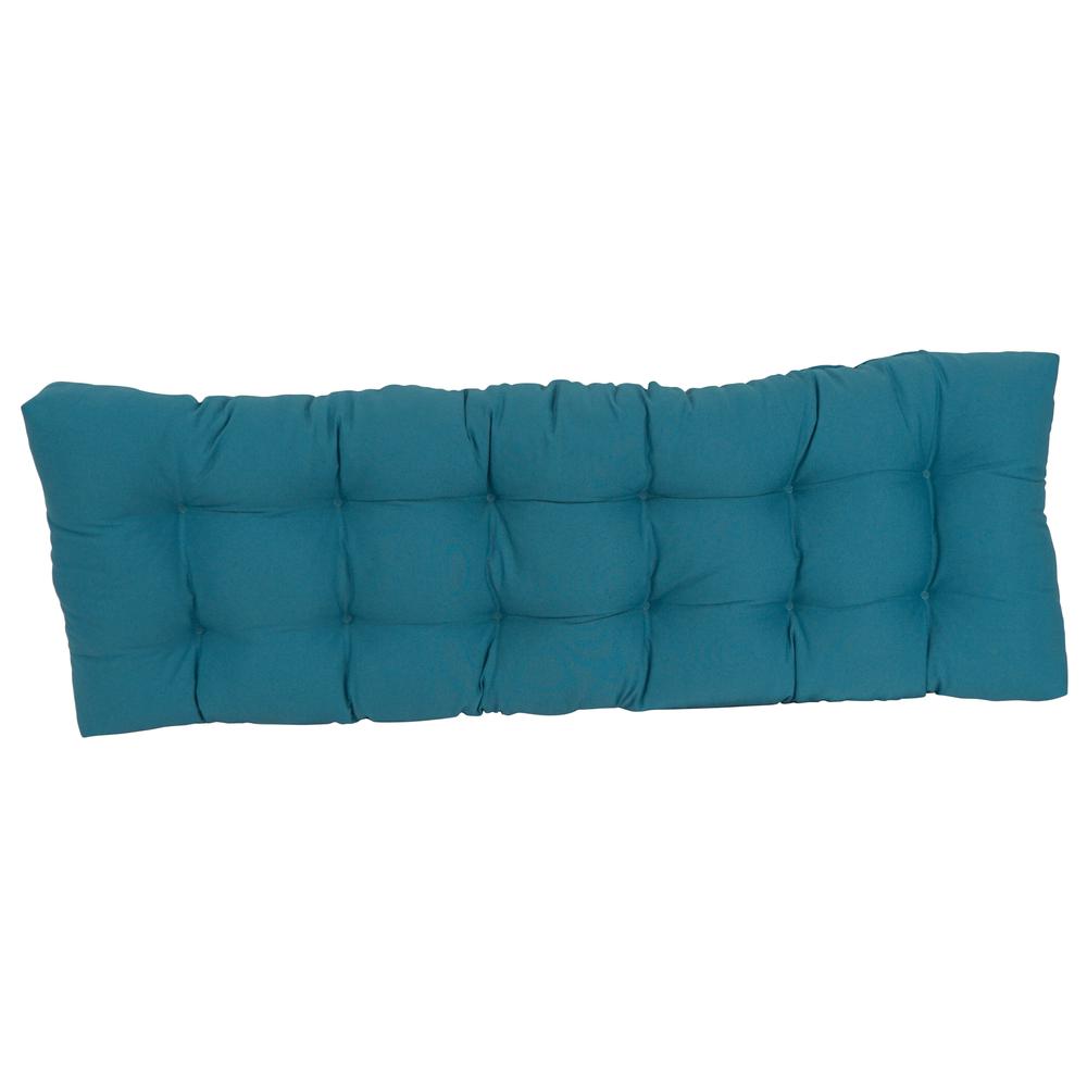 60-inch by 19-inch Tufted Solid Twill Bench Cushion. Picture 2
