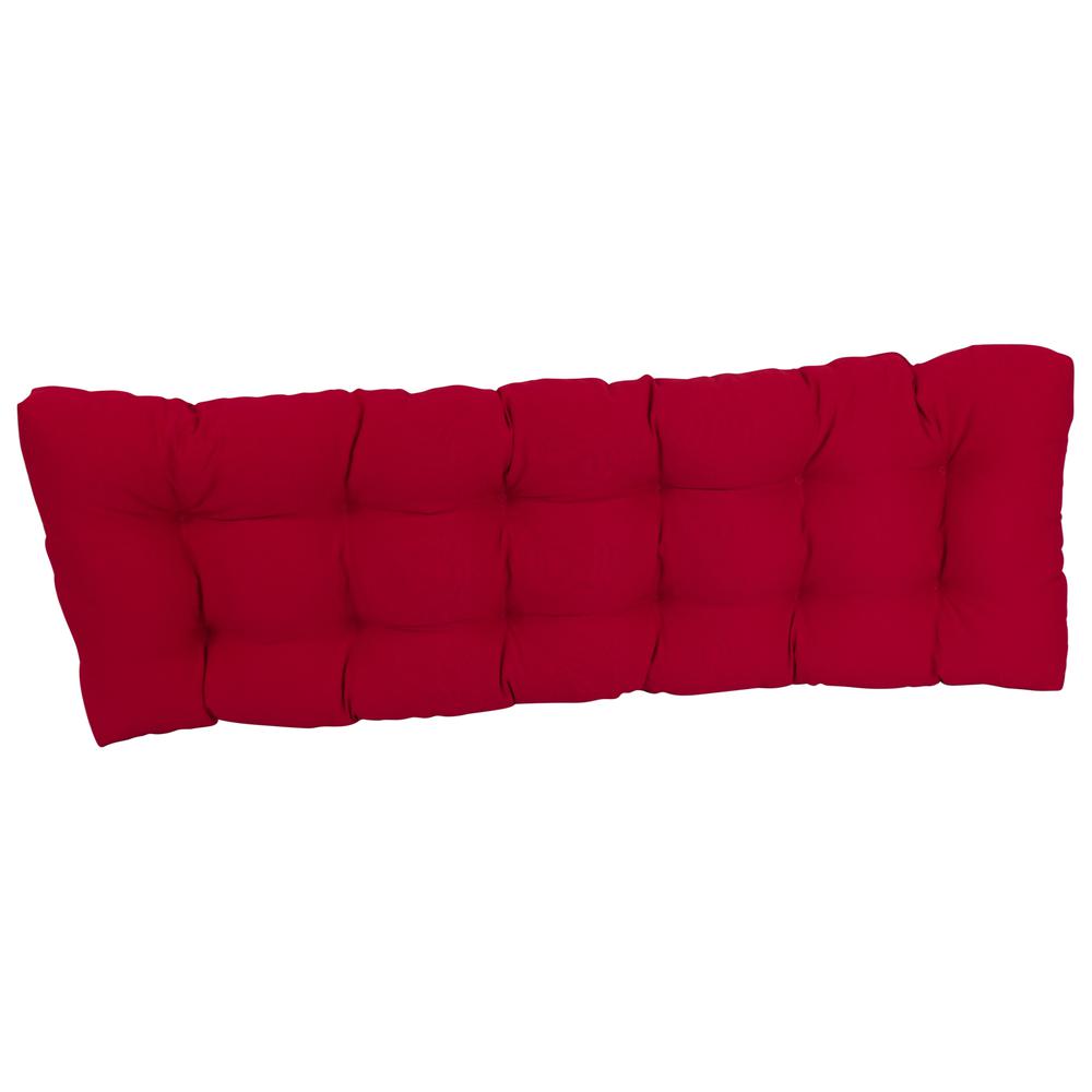 60-inch by 19-inch Tufted Solid Twill Bench Cushion. Picture 2