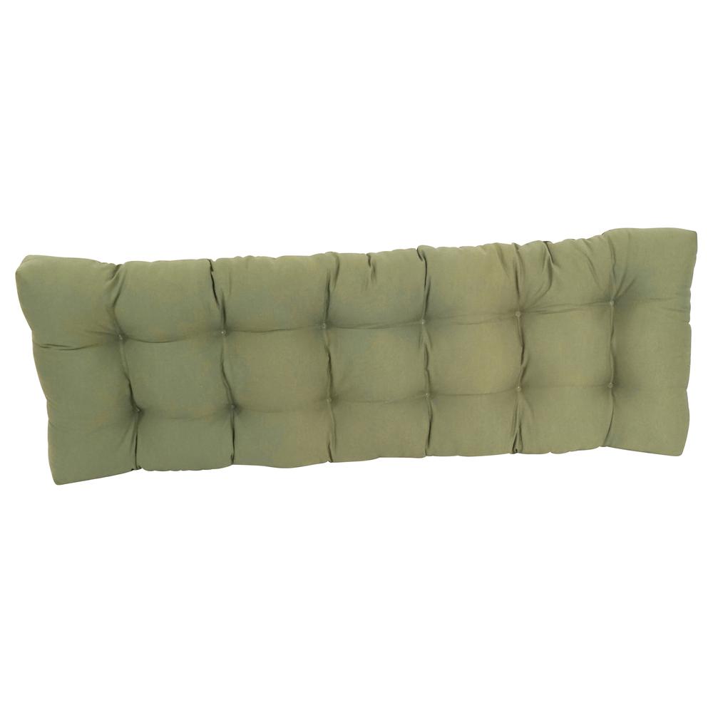 60-inch by 19-inch Tufted Solid Twill Bench Cushion. Picture 2