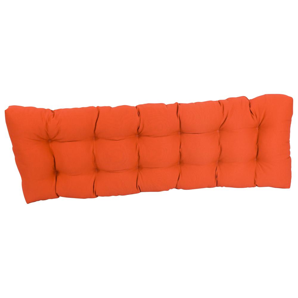 60-inch by 19-inch Tufted Solid Twill Bench Cushion. Picture 2