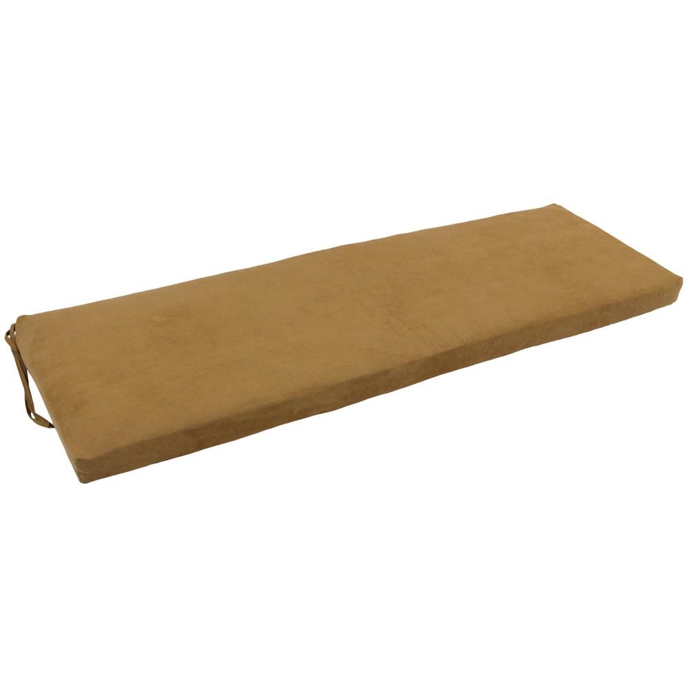 60-inch by 19-inch Micro Suede Bench Cushion. Picture 1
