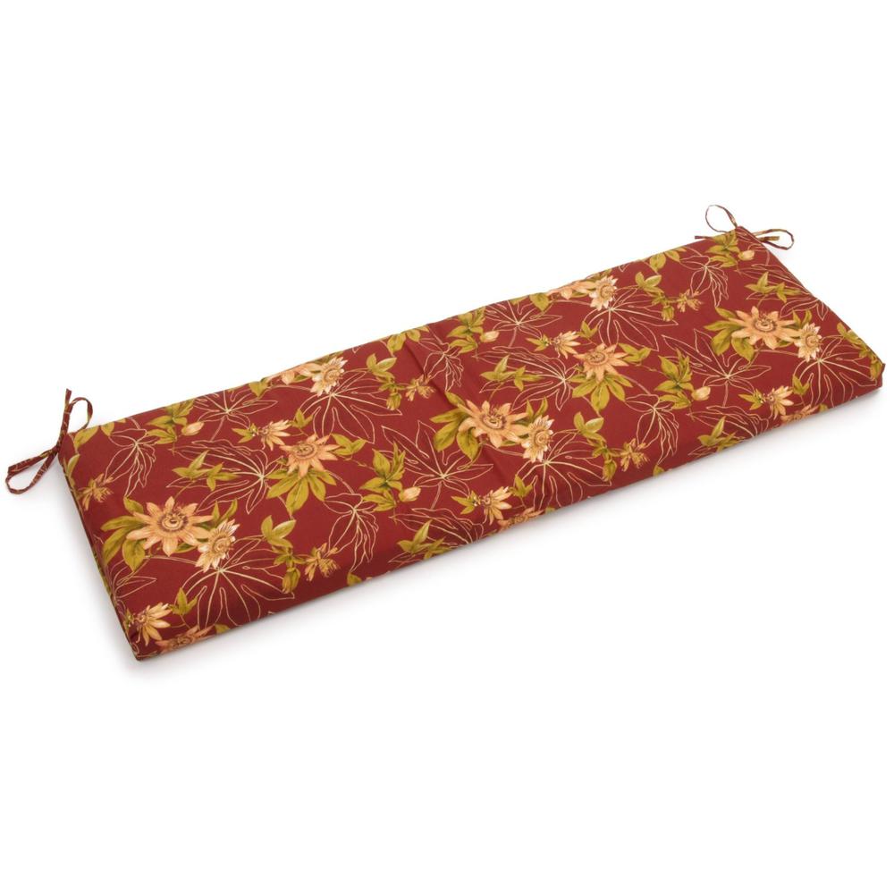 60-inch by 19-inch Spun Polyester Bench Cushion. Picture 1