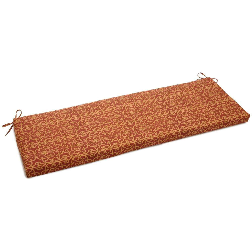 60-inch by 19-inch Spun Polyester Bench Cushion. Picture 1
