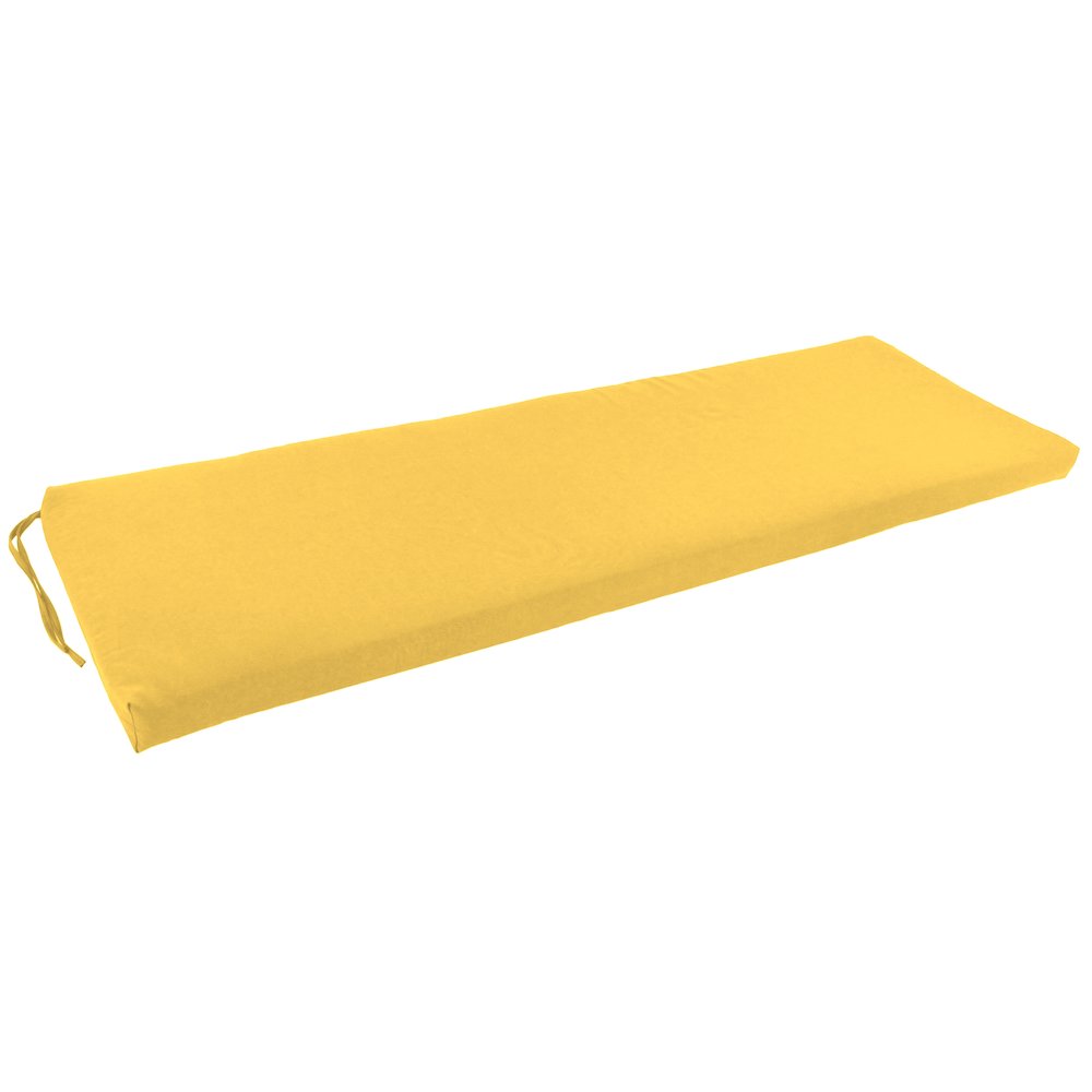 60-inch by 19-inch Solid Twill Bench Cushion. Picture 1