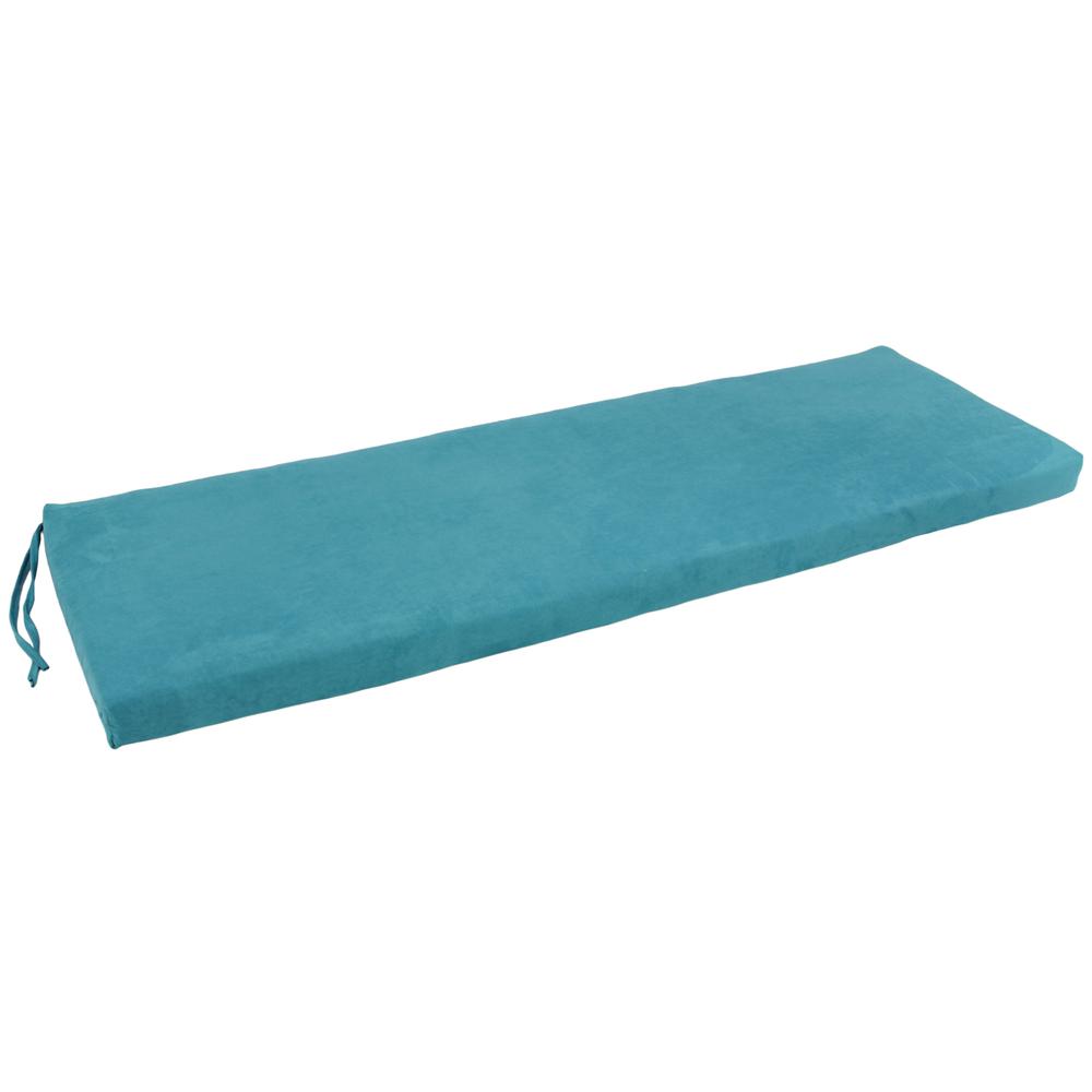 63-inch by 19-inch Solid Microsuede Bench Cushion  963X19-MS-AB. Picture 1