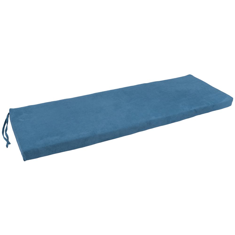 63-inch by 19-inch Solid Microsuede Bench Cushion  963X19-MS-IN. Picture 1