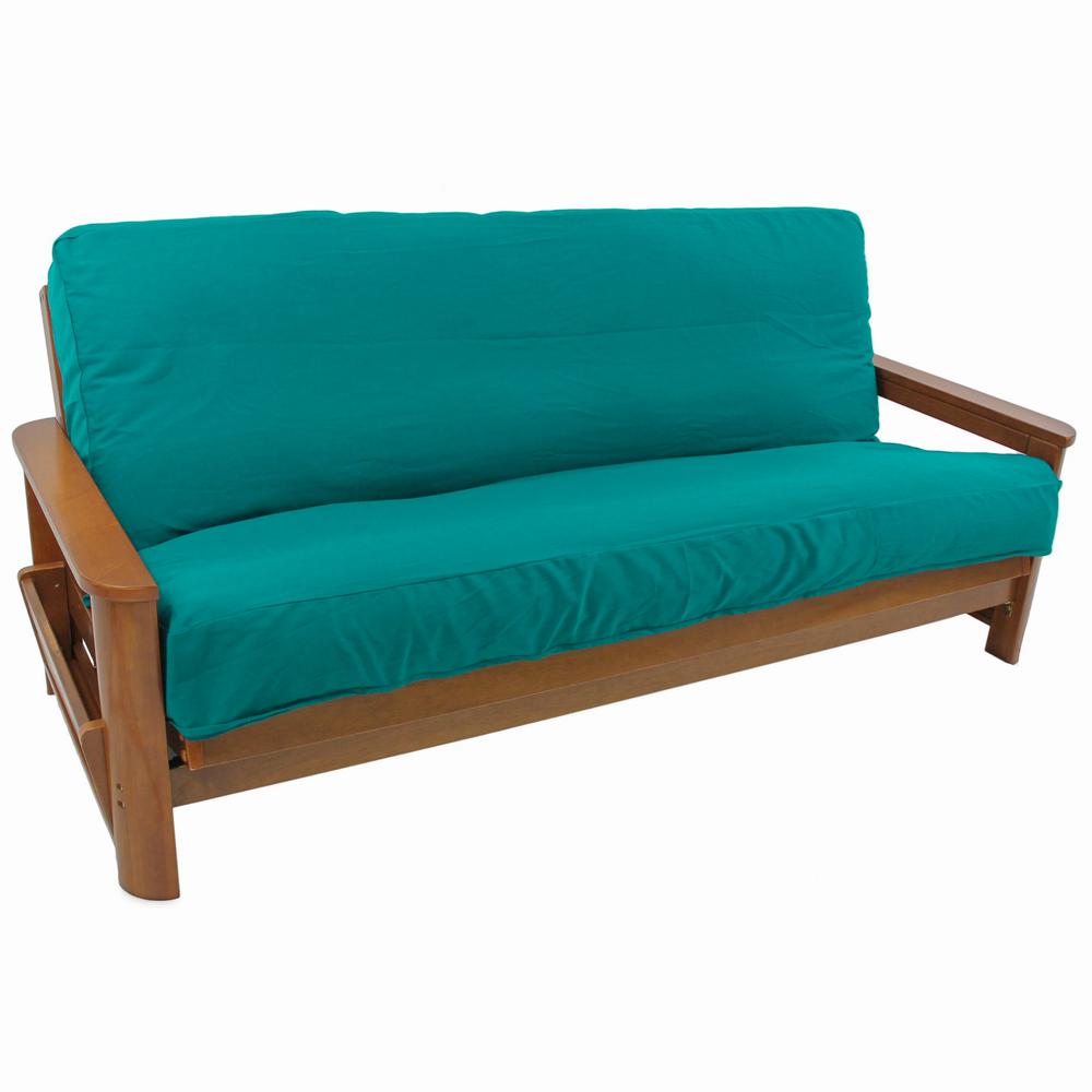 Solid Twill 8 to 9-inch Full Futon Cover. Picture 1
