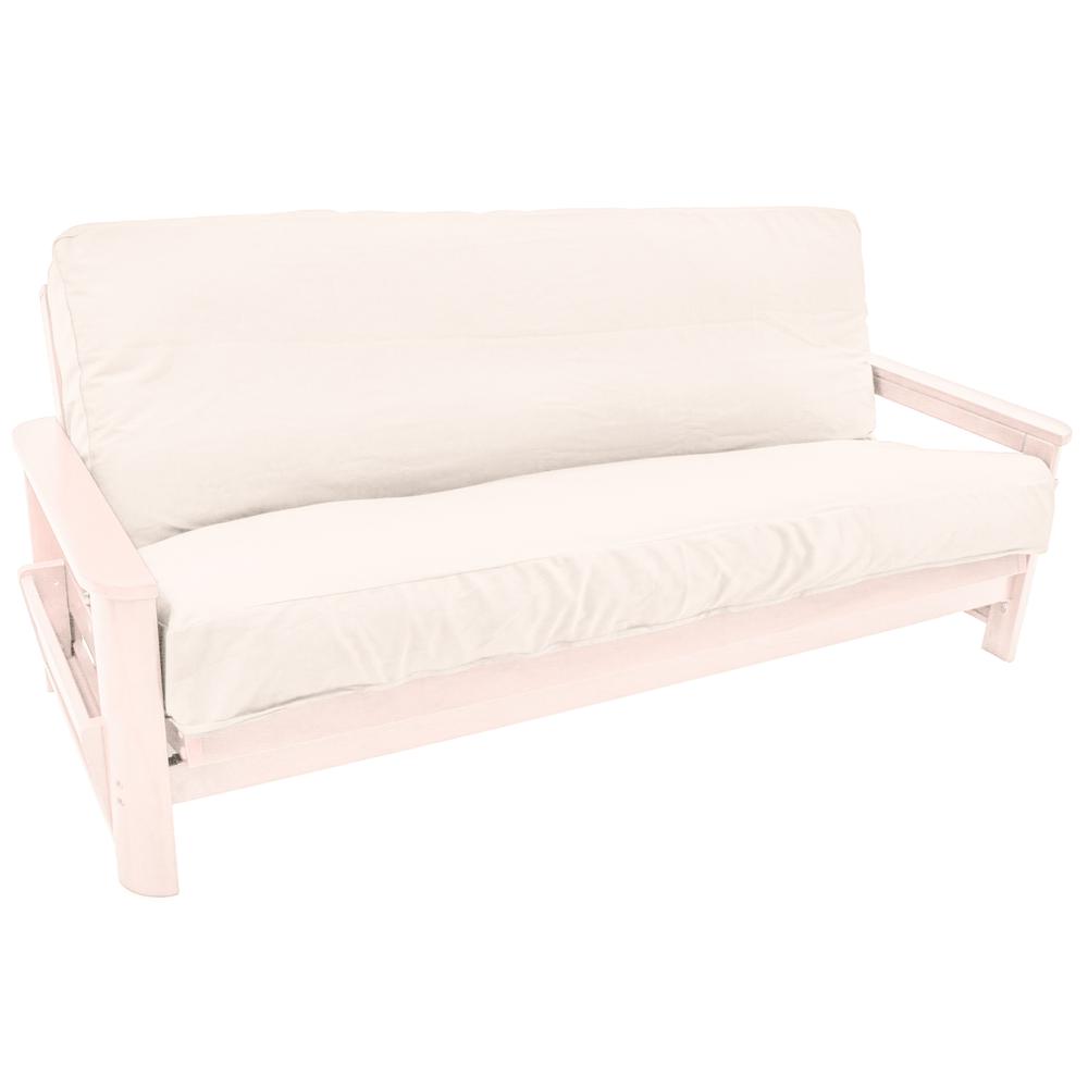 Solid Twill 8 to 9-inch Full Futon Cover 9687-TW-EG. Picture 1