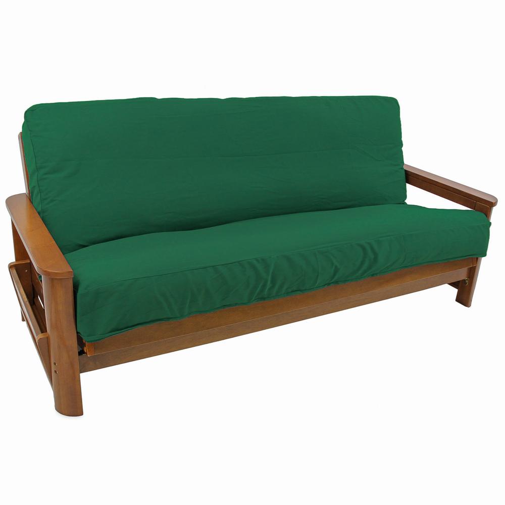 Solid Twill 8 to 9-inch Full Futon Cover. Picture 1