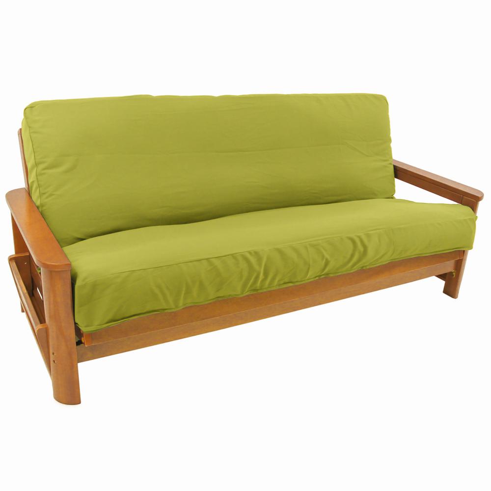 Solid Twill 8 to 9-inch Full Futon Cover. Picture 1