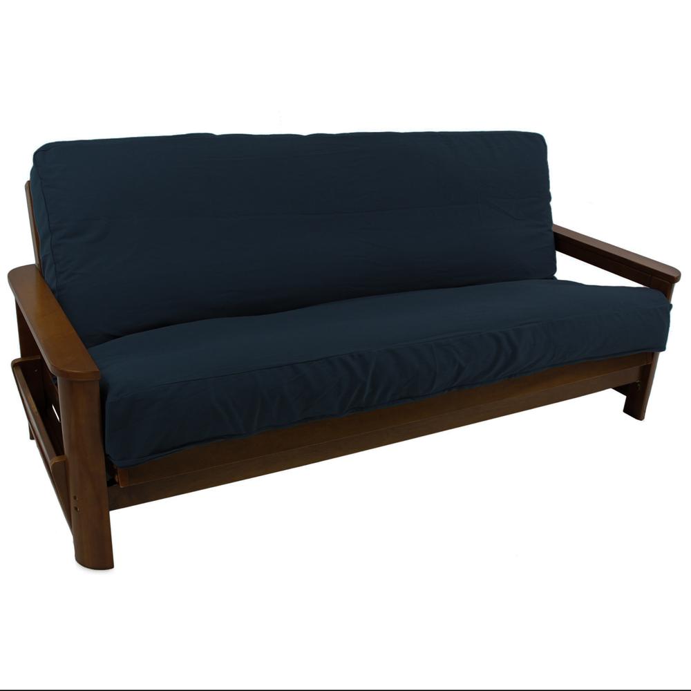 Solid Twill 8 to 9-inch Full Futon Cover. Picture 1