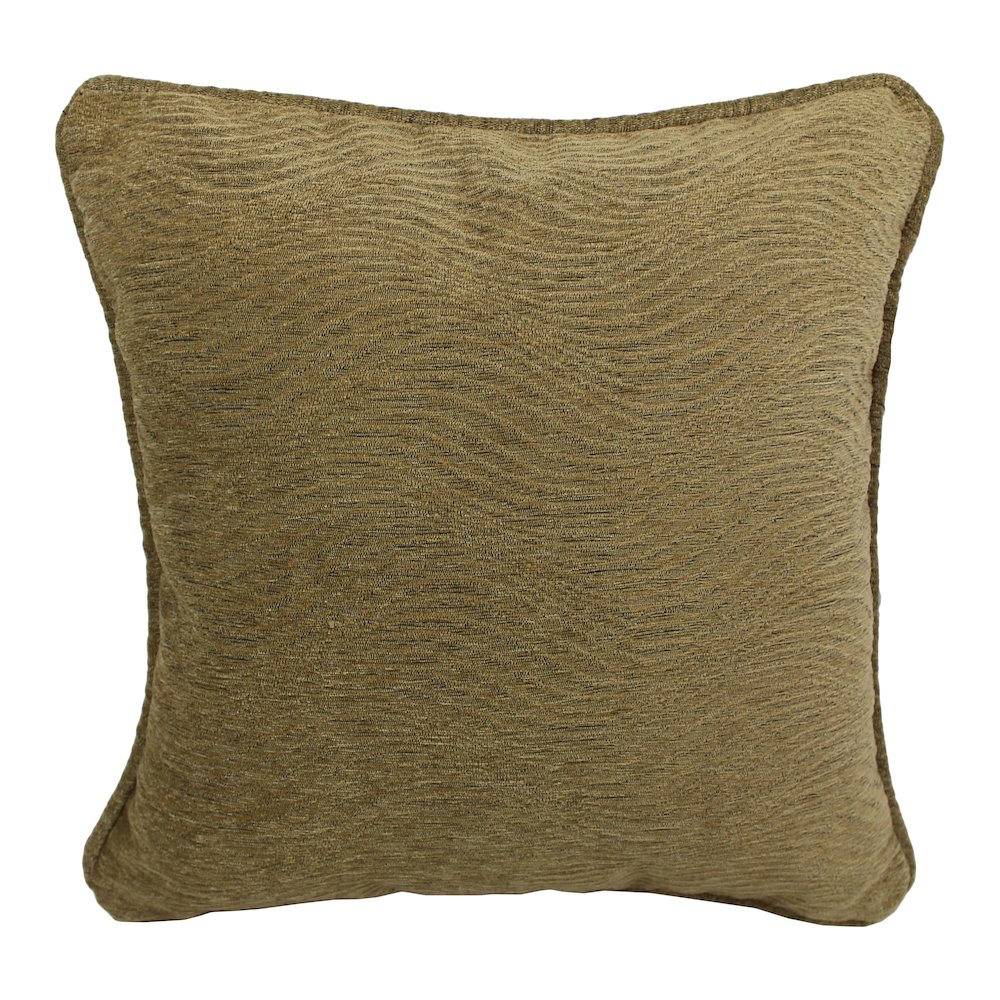 18-inch Patterned Jacquard Chenille Square Throw Pillow with Insert. Picture 1