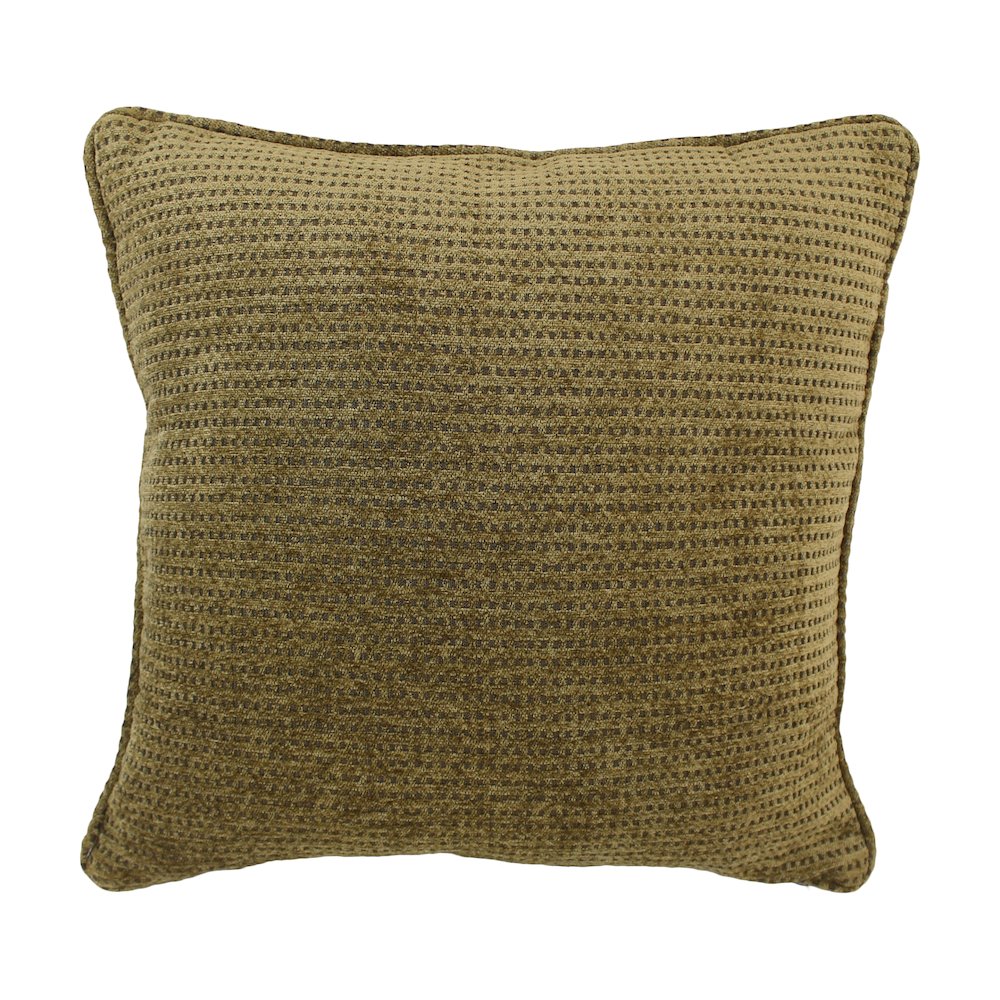 18-inch Patterned Jacquard Chenille Square Throw Pillow with Insert. Picture 1