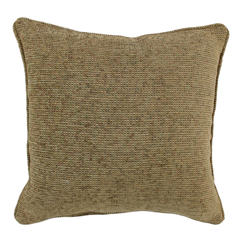 18-inch Double-corded Square Patterned Jacquard Chenille Throw PIllow with Insert. Picture 1