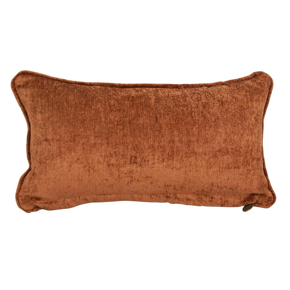18-inch Double-corded Patterned Jacquard Chenille Rectangular Throw Pillow with Insert  9811-CD-S1-JCH-CO-46. Picture 1