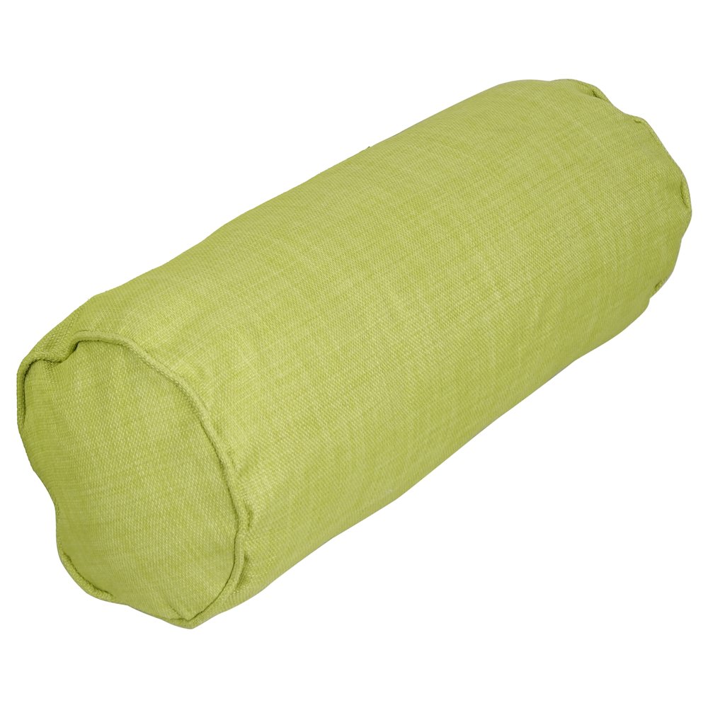 20-inch by 8-inch Double-corded Spun Polyester Bolster Pillow with Insert. Picture 1