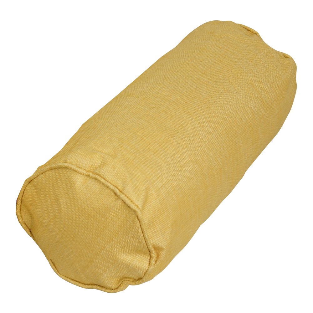20-inch by 8-inch Double-corded Spun Polyester Bolster Pillow with Insert. Picture 1