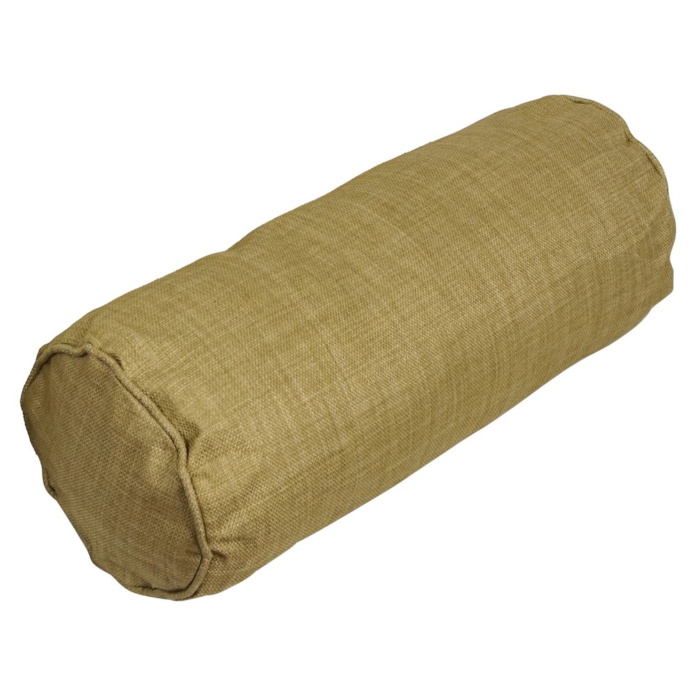 20-inch by 8-inch Double-corded Spun Polyester Bolster Pillow with Insert. Picture 1