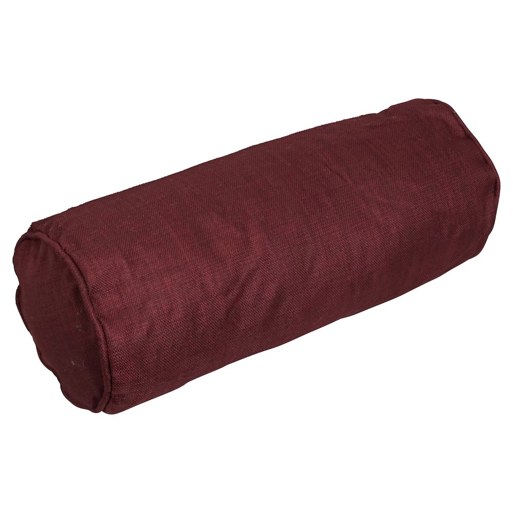20-inch by 8-inch Double-corded Spun Polyester Bolster Pillow with Insert. Picture 1