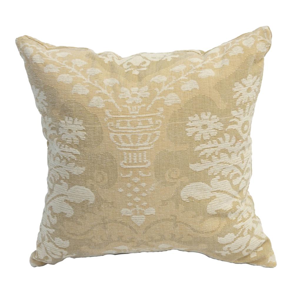 17-inch Jacquard Throw Pillow with Insert 9910-S1-ID-015. Picture 1