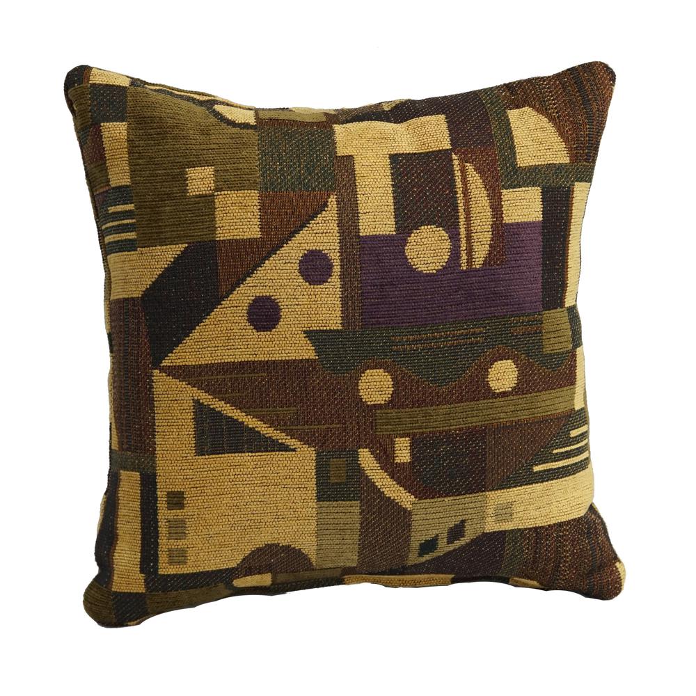 17-inch Tapestry Throw Pillow with Insert  9910-S1-ZP-ID-035. Picture 1