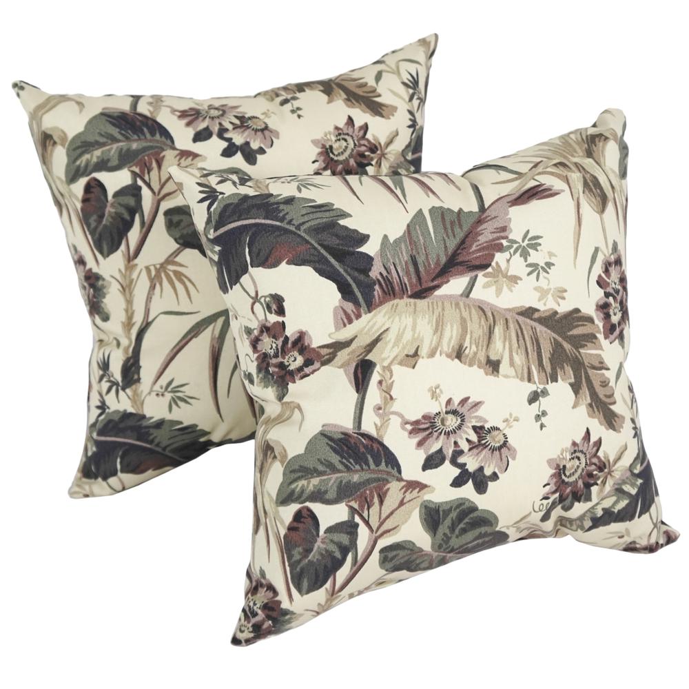 Blaziing Needles 17-inch Outdoor Spun Polyester Throw Pillows (Set of 2). Picture 1