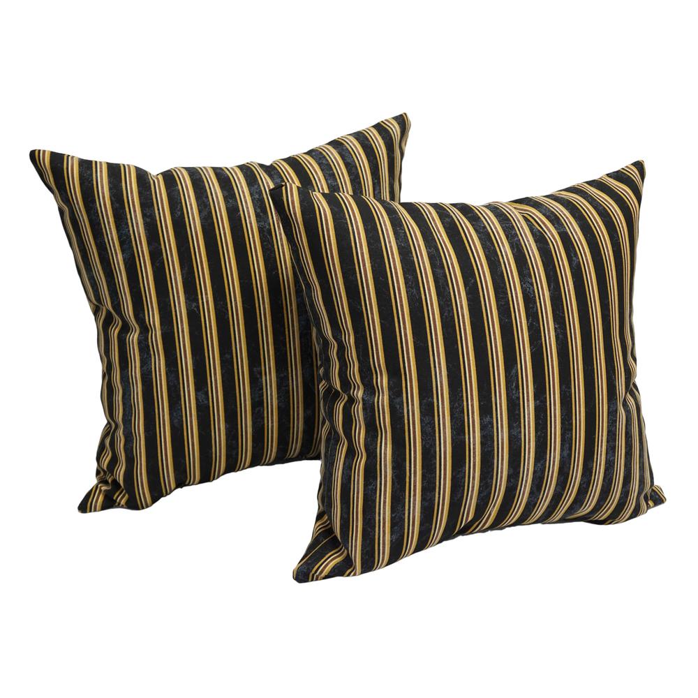 17-inch Jacquard Throw Pillows with Inserts (Set of 2)  9910-S2-ID-018. Picture 1