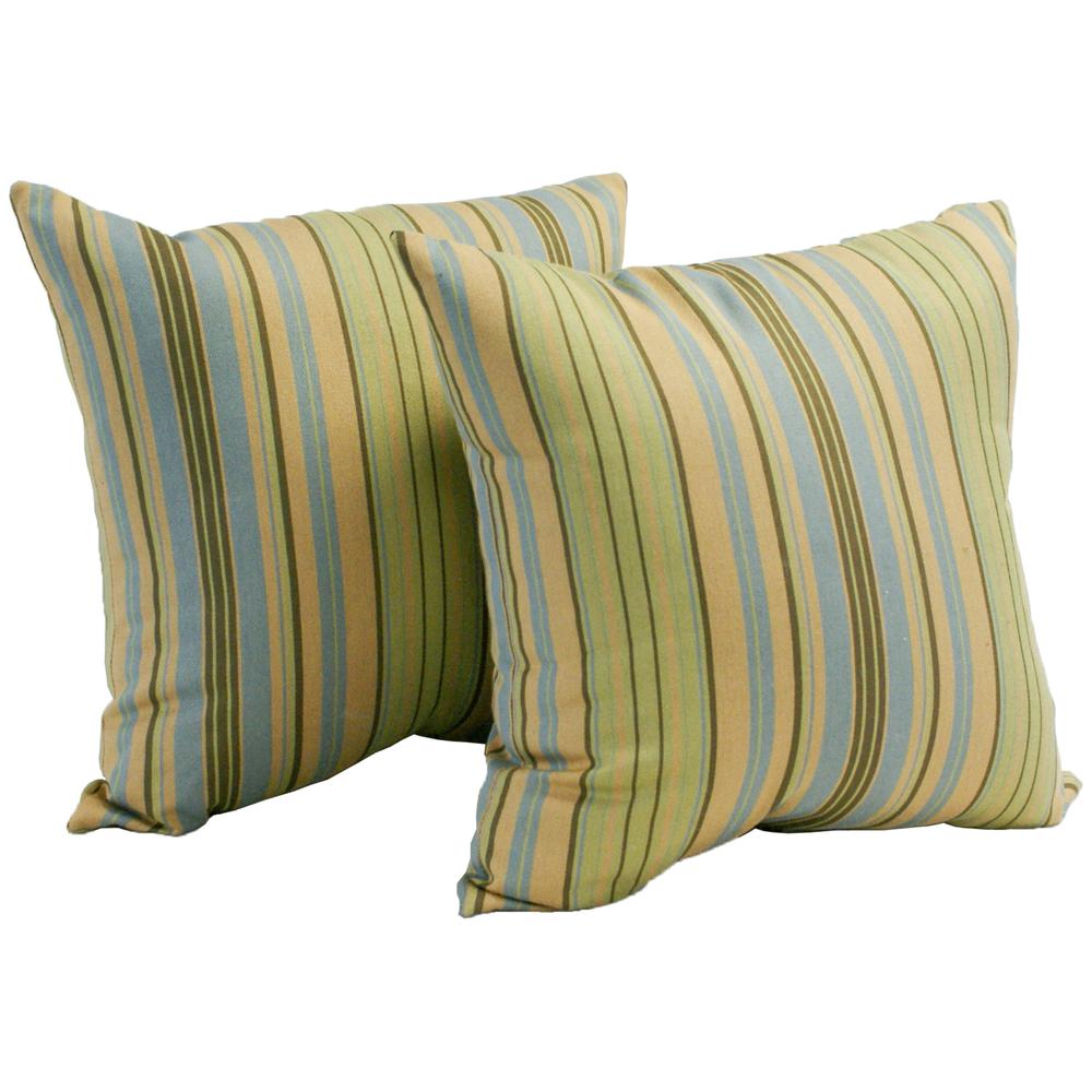 17-inch Jacquard Throw Pillows with Inserts (Set of 2)  9910-S2-ID-064. Picture 1