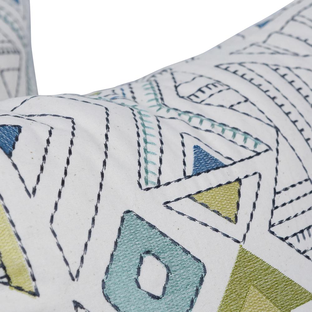 17-inch Jacquard Throw Pillows with Inserts (Set of 2)  9910-S2-ID-075. Picture 3