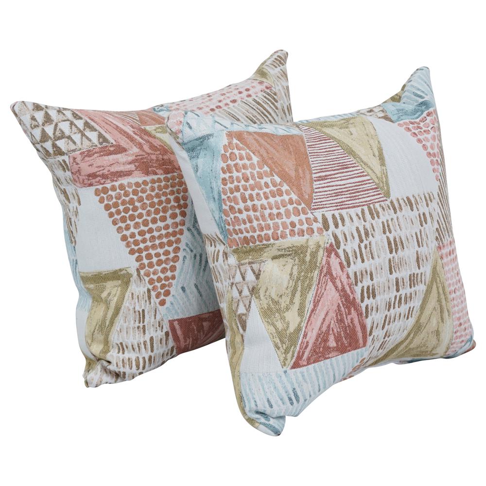17-inch Jacquard Throw Pillows with Inserts (Set of 2)  9910-S2-ID-106. Picture 1