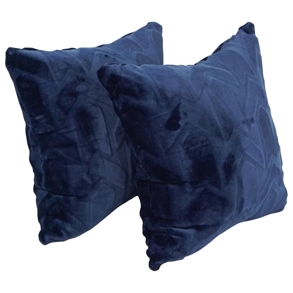 17-inch Jacquard Throw Pillows with Inserts (Set of 2)  9910-S2-ID-150. Picture 1