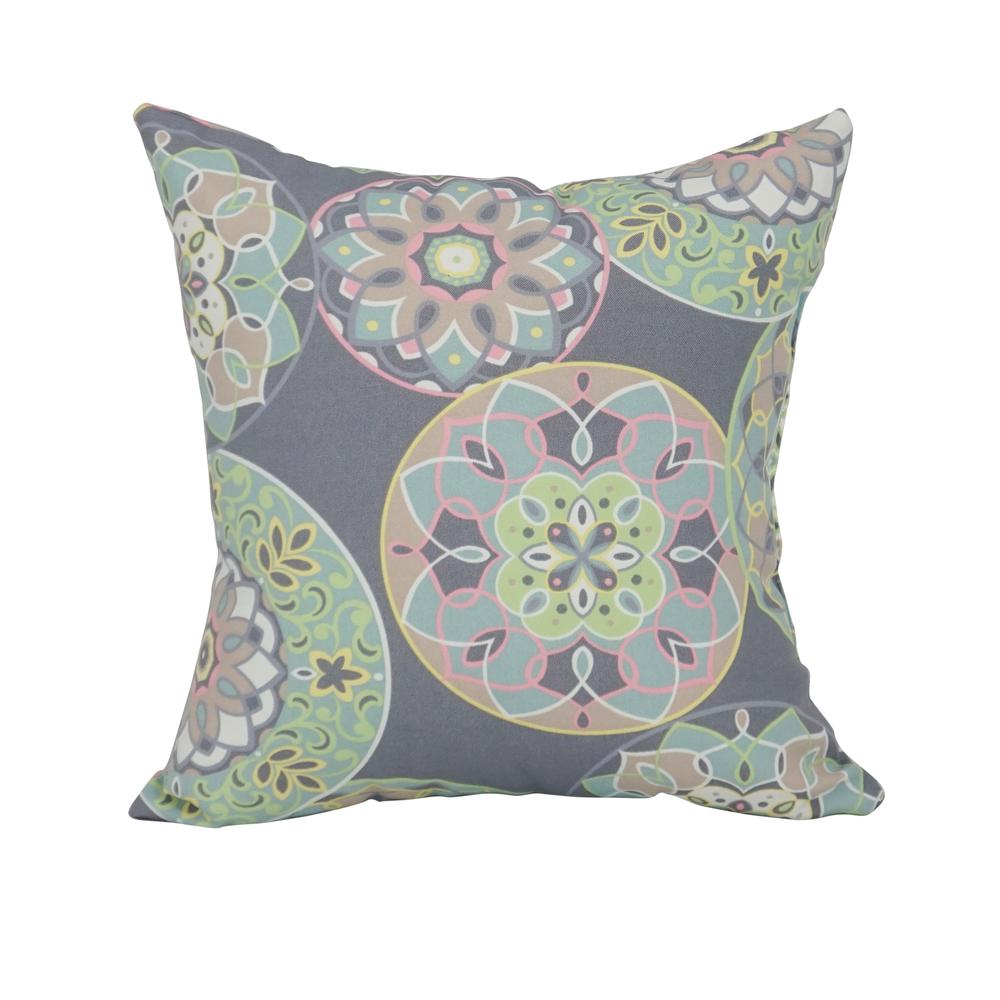 17-inch Square Polyester Outdoor Throw Pillows (Set of 2) 9910-S2-OD-106. Picture 2