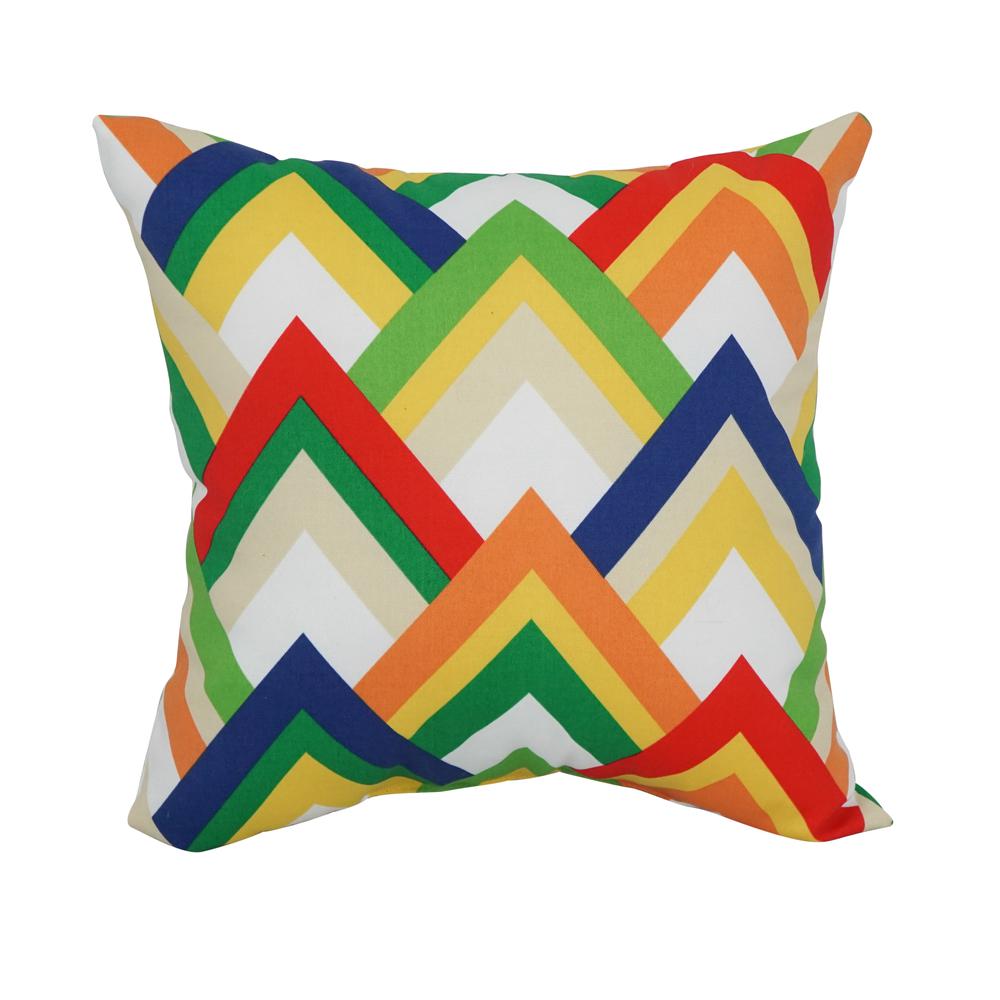 17-inch Square Polyester Outdoor Throw Pillows (Set of 2) 9910-S2-OD-119. Picture 2