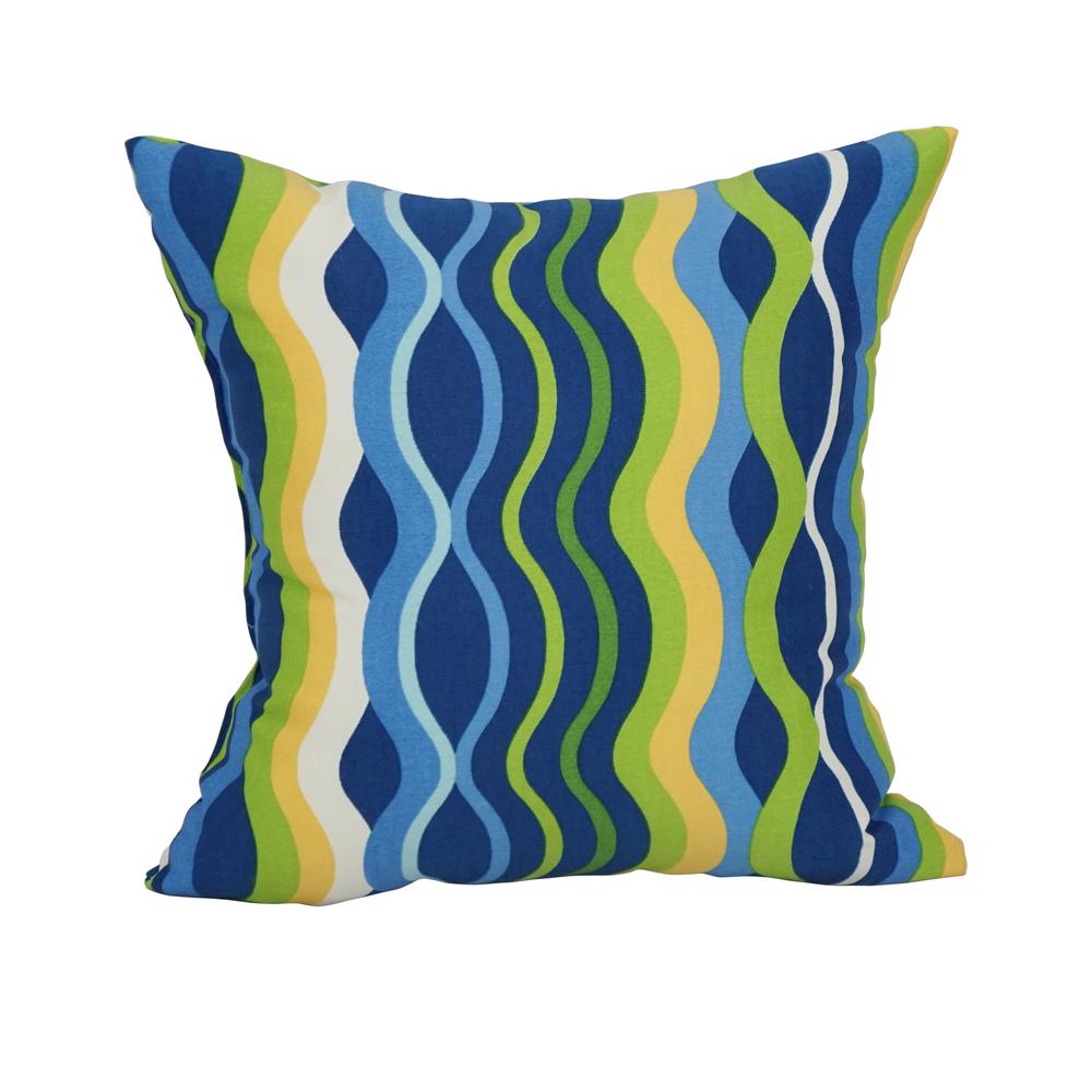 17-inch Square Polyester Outdoor Throw Pillows (Set of 2) 9910-S2-OD-124. Picture 2