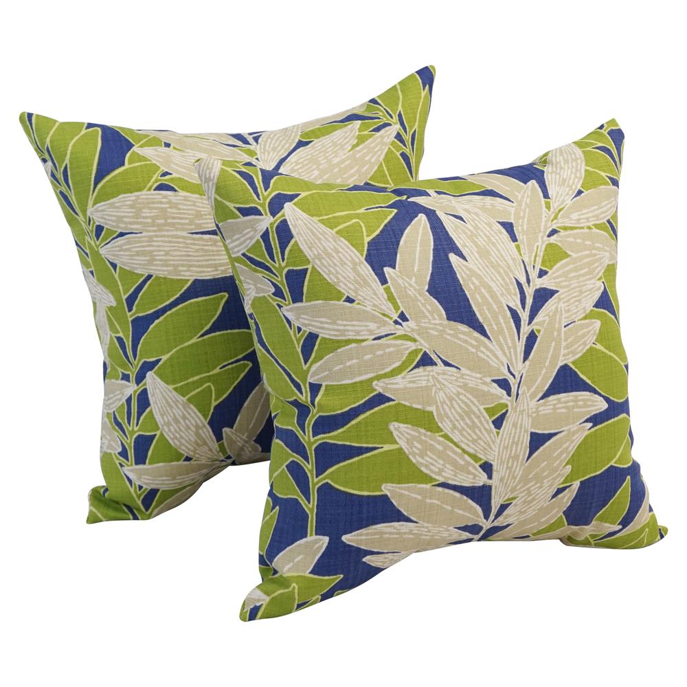 17-inch Square Polyester Outdoor Throw Pillows (Set of 2) 9910-S2-OD-141. Picture 1