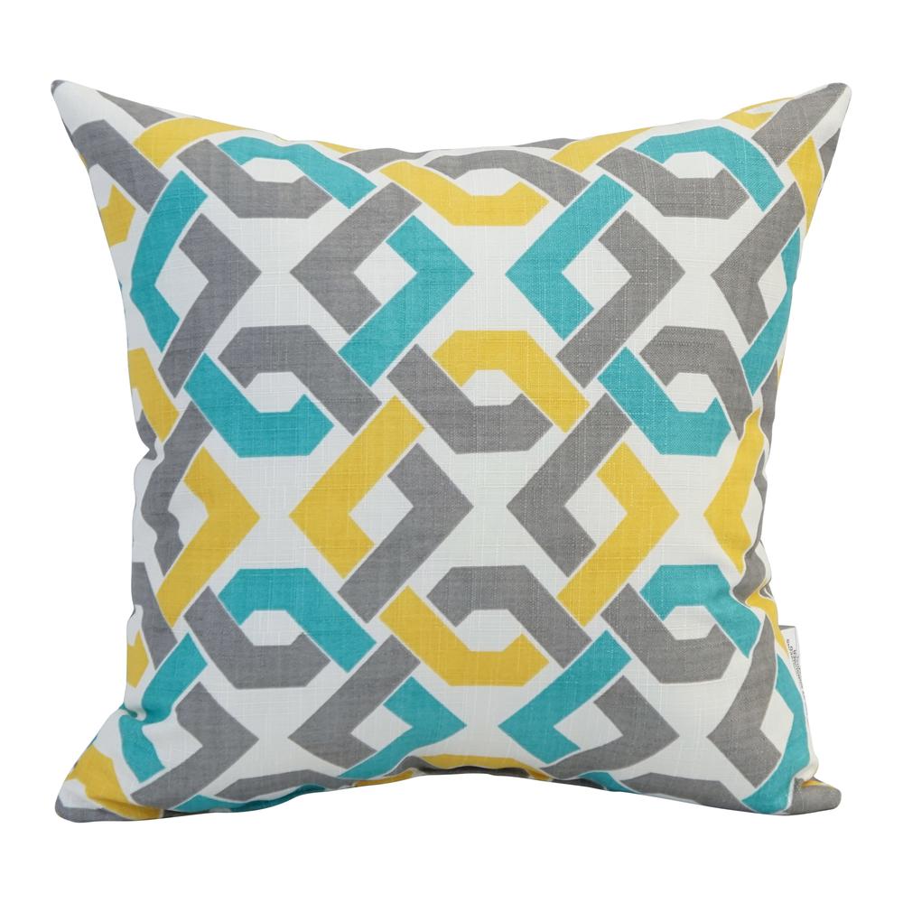 17-inch Square Polyester Outdoor Throw Pillows (Set of 2) 9910-S2-OD-186. Picture 2