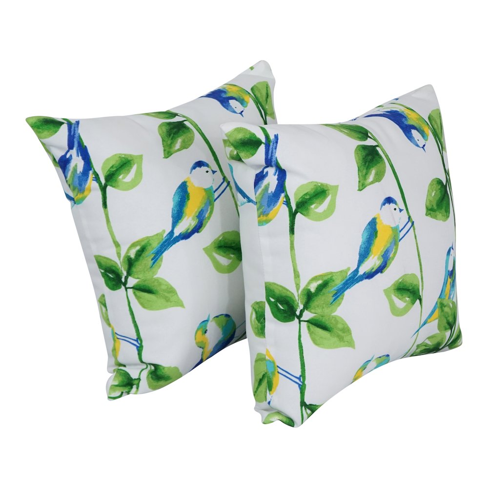 17-inch Square Polyester Outdoor Throw Pillows (Set of 2). Picture 1