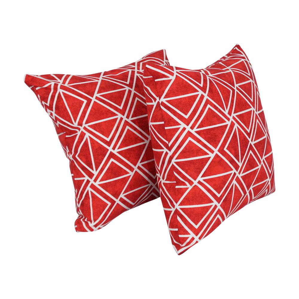 17-inch Square Polyester Outdoor Throw Pillows (Set of 2) 9910-S2-OD-227. Picture 1