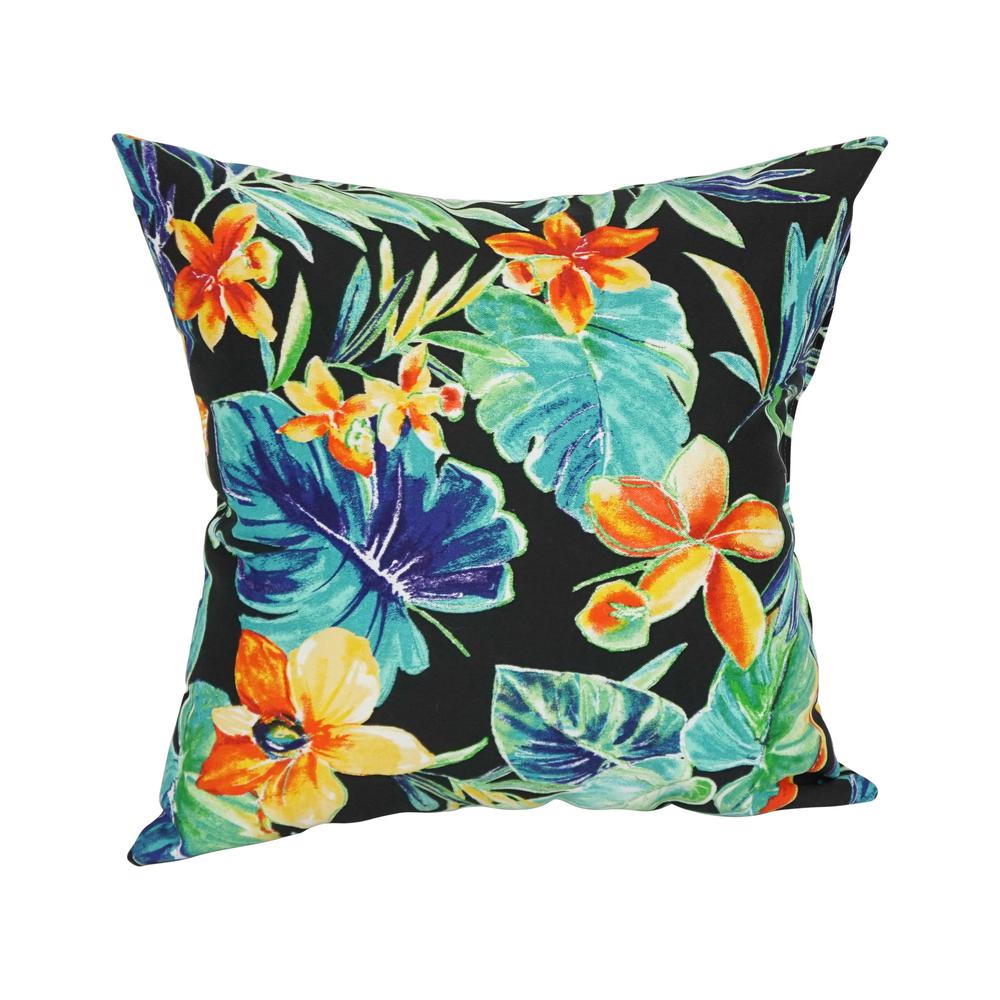 17-inch Square Solid Polyester Outdoor Throw Pillows (Set of 2)  9910-S2-REO-62. Picture 2