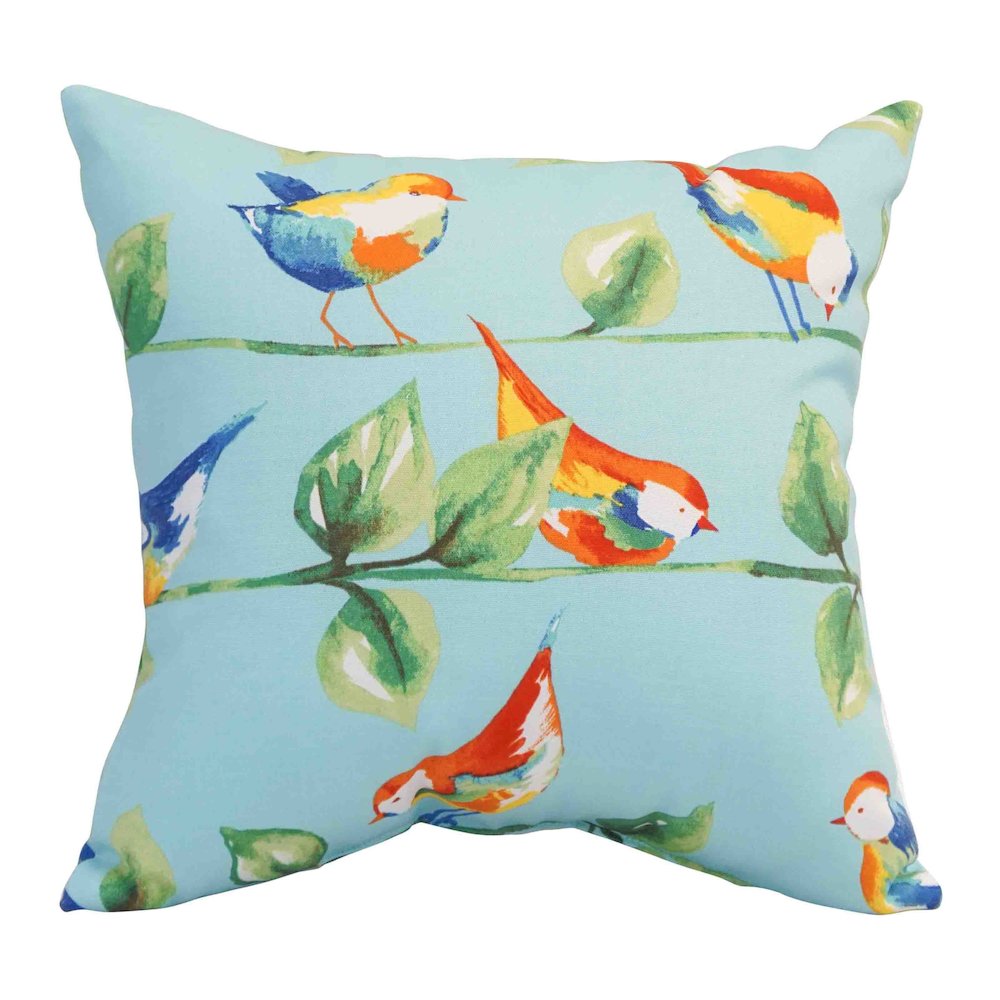 17-inch Square Polyester Outdoor Throw Pillows (Set of 4). Picture 2