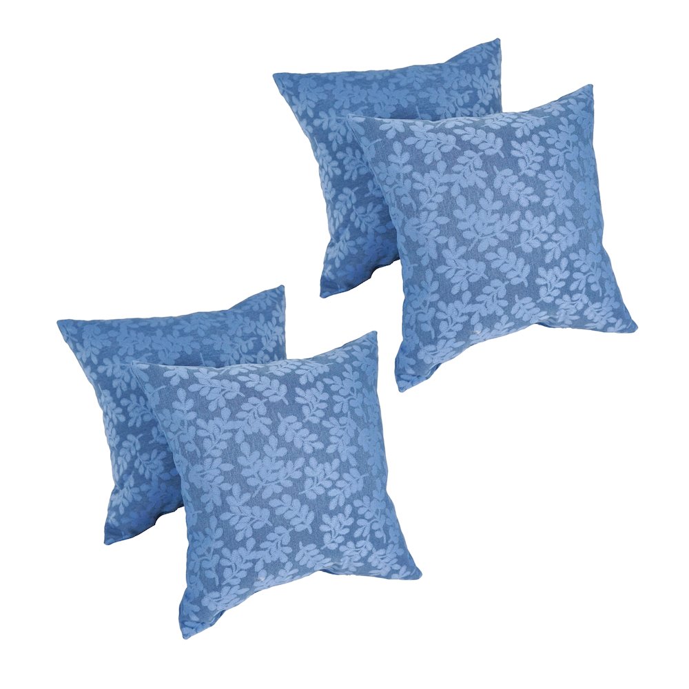 17-inch Square Polyester Outdoor Throw Pillows (Set of 4). Picture 1